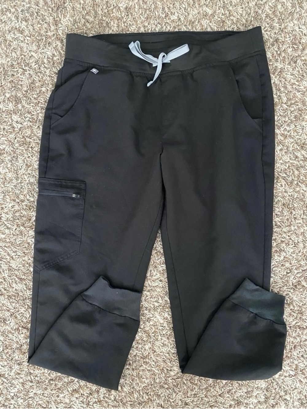 FIGS black scrub pants Zamora jogger size large